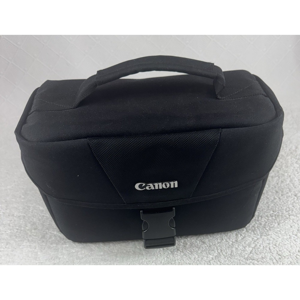 Canon EOS Shoulder Bag (Black) No Divider Plus Camera Strap